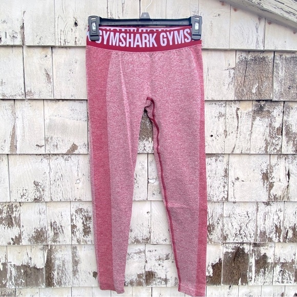 Gymshark Seamless Red Athletic Leggings - Picture 3 of 4